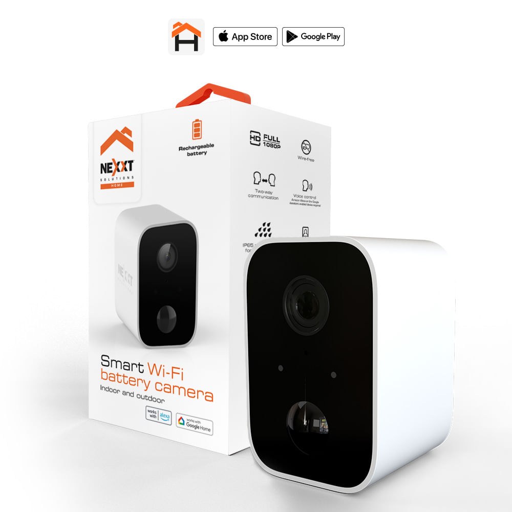 Cámara Nexxt NHC-O640 Wi-Fi con batería
