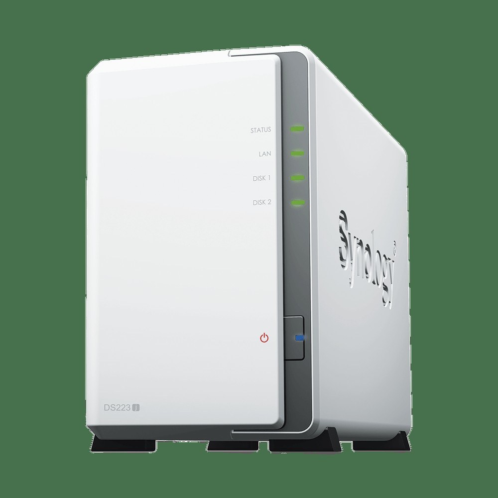 Mini servidor NAS Synology DS223J 2 bahías (−$1,845)