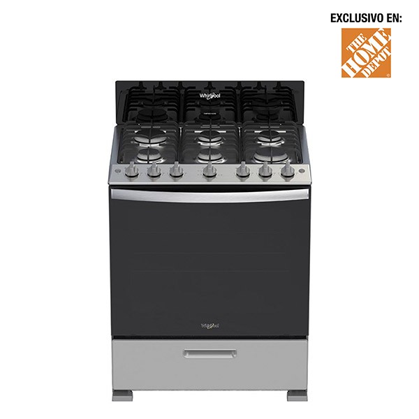 Estufa Whirlpool 30" 6 quemadores EverClean